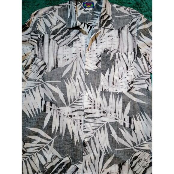 VTG LOT of 2 Reverse Print Hawaii Blues Dead Stock Large Single Stitch 80 90s - Picture 3 of 7